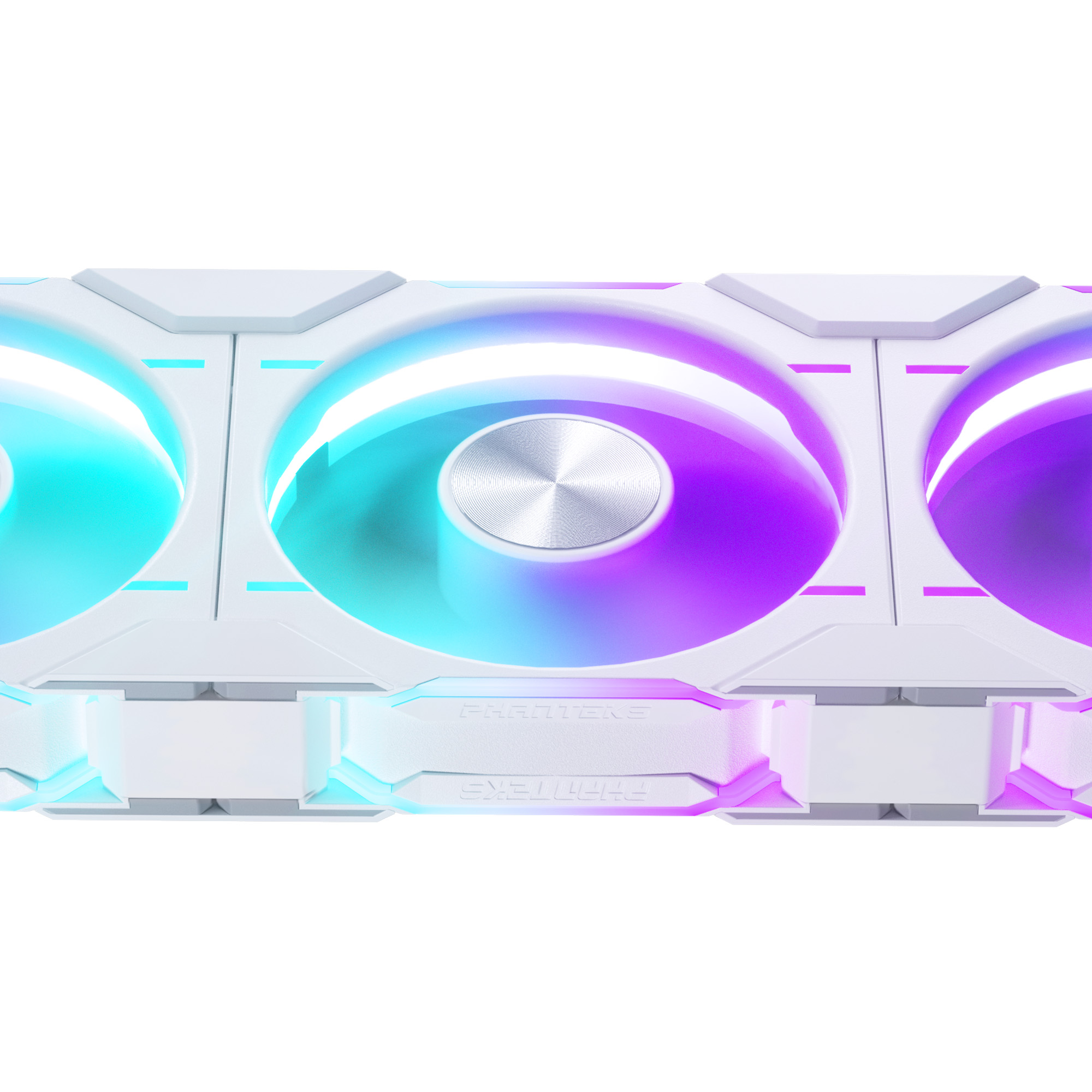 PHANTEKS D30 PWM D-RGB weiß | 120mm Gehäuselüfter Kühlung Produkt Bild 5