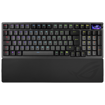ASUS ROG Azoth 96 HE Gaming Tastatur kabellose Gaming Tastatur mit magnetischen Switches und 8K-Polling-Rate