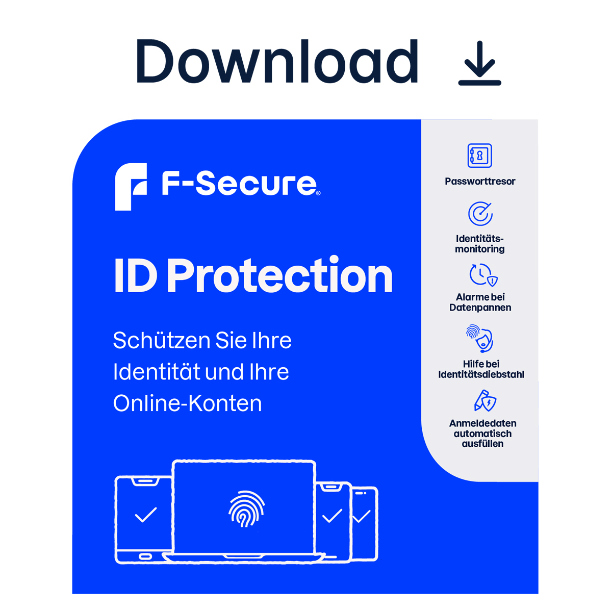 F-Secure ID Protection 10 Geräte - 1 Jahr Software