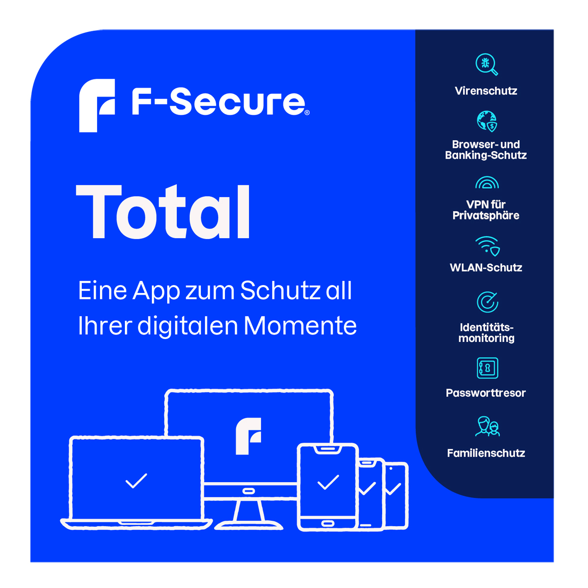 F-Secure Total [3 Geräte - 1 Jahr] [Vollversion]