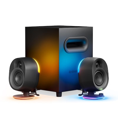 SteelSeries Arena 7 Gaming Lautsprecher 2-Wege-Lautsprechertreiber, Starker 6,5-Zoll-Subwoofer