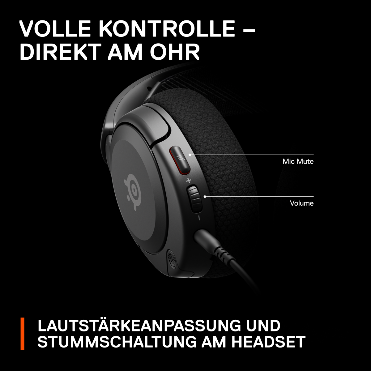 SteelSeries Gaming Headset Arctis Nova 1 B-Ware kabelgebundenes Gaming Headset, schwarz Headset Produkt Bild 11