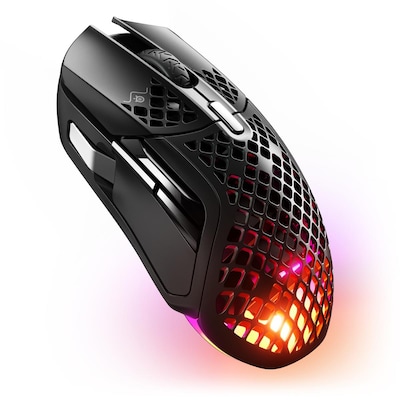 Thumbnail - SteelSeries Aerox 5 Wireless Ultraleichte Gaming Maus, BT & 2,4Ghz, 18.000 CPI TrueMove Air