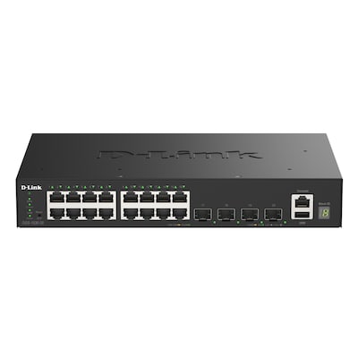 D-Link DGS-1530-20 Smart Managed Switch 16x Gigabit Ethernet, 4x 10G SFP+, 1x USB 2.0, 1x Konsolen-Port