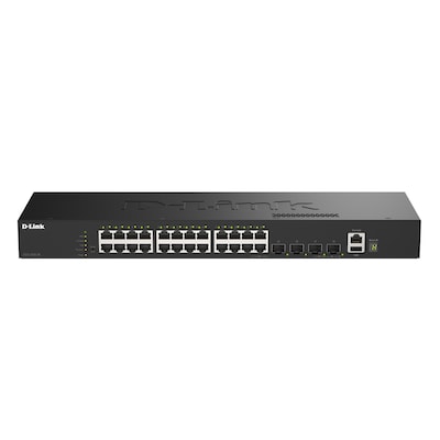 D-Link DGS-1530-28 Smart Managed Switch 24x Gigabit Ethernet, 4x 10G SFP+, 1x USB 2.0, 1x Konsolen-Port