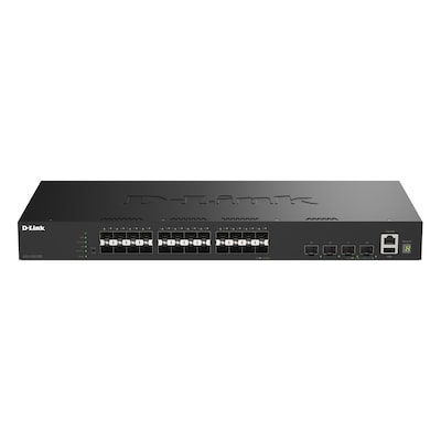 D-Link DGS-1530-28S Smart Managed Switch 24x 1G SFP, 4x 10G SFP+, 1x USB 2.0, 1x Konsolen-Port