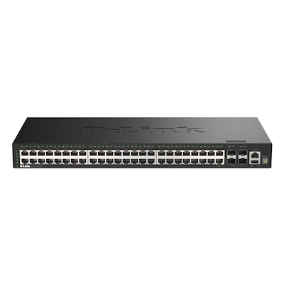 D-Link DGS-1530-52 Smart Managed Switch 48x Gigabit Ethernet, 4x 10G SFP+, 1x USB 2.0, 1x Konsolen-Port
