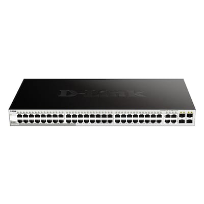 D-Link DGS-1210-52 Managed L2 Gigabit Ethernet (10/100/1000) 1U Schwarz