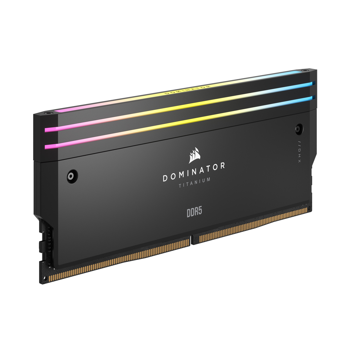 Corsair Dominator Titanium Schwarz 32GB (2x16GB) DDR5-6600 XMP Arbeitsspeicher, CL32, 1.4V Arbeitsspeicher Produkt Bild 3