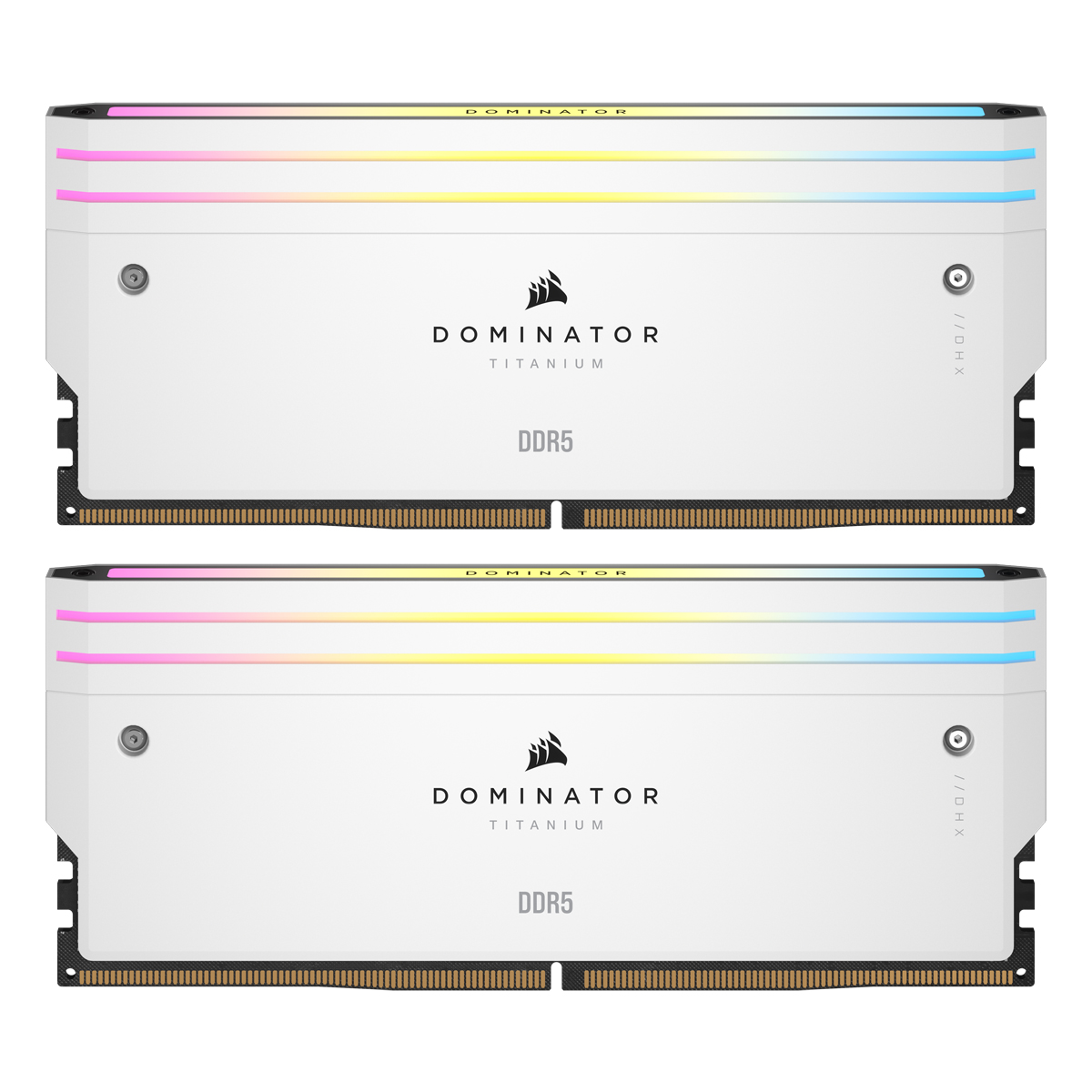 Corsair Dominator Titanium Weiß 32GB (2x16GB) DDR5-6000 XMP Arbeitsspeicher, CL30, 1.4V