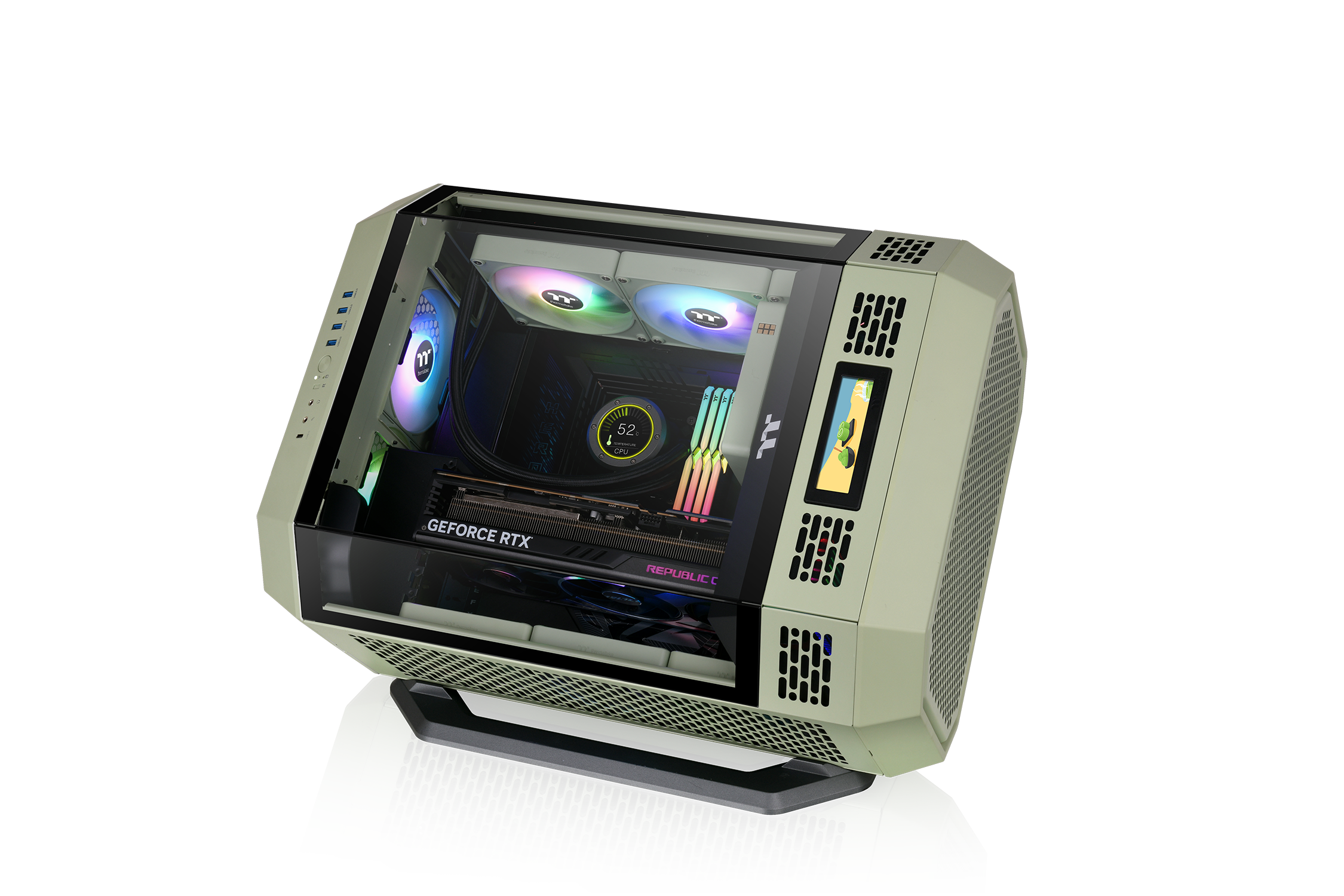Thermaltake Chassis Stand Kit für The Tower 600 Matcha Green Gehäuse Produkt Bild 7