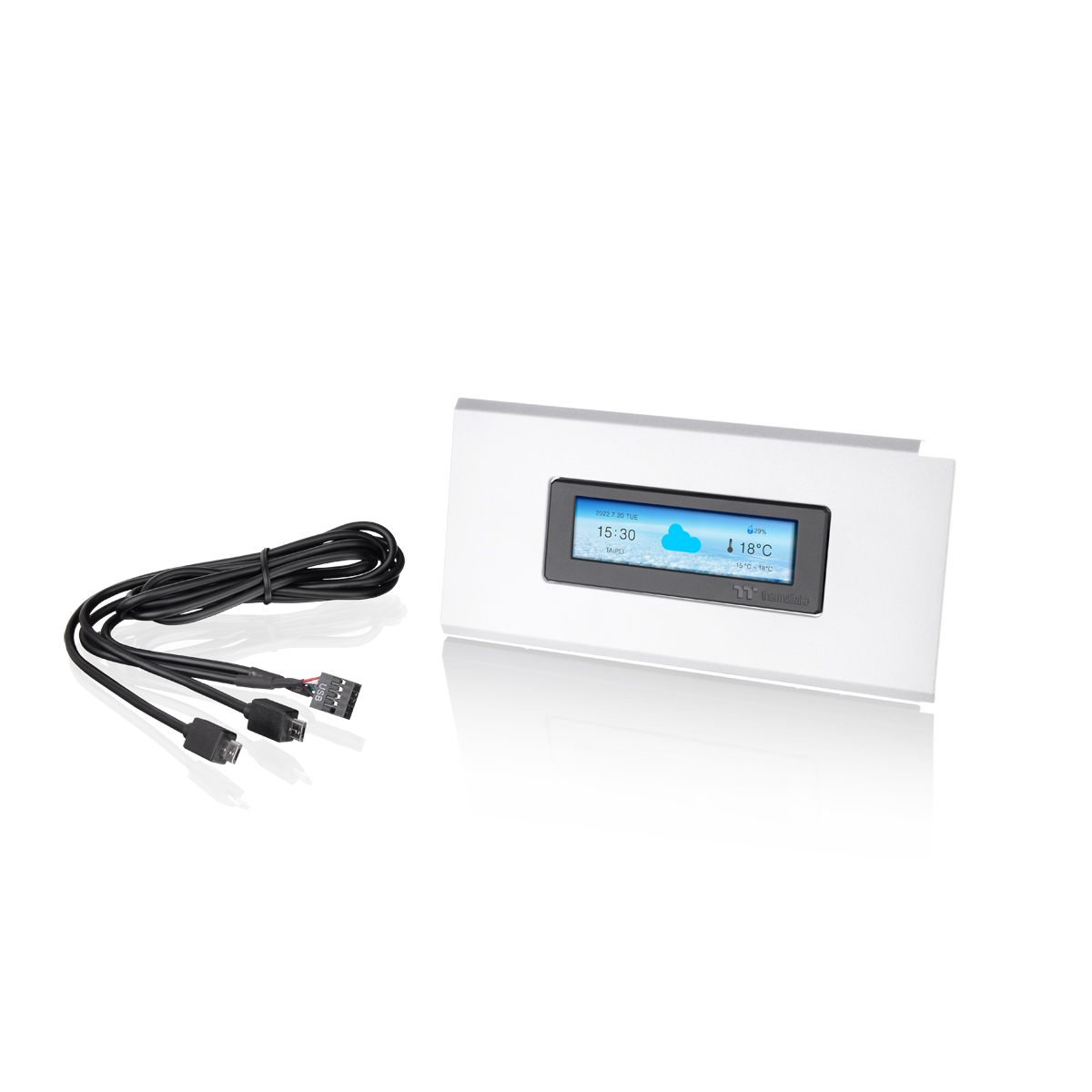 Thermaltake LCD Panel Kit Snow White für Ceres 500 TG ARGB Gehäuse Produkt Bild 6