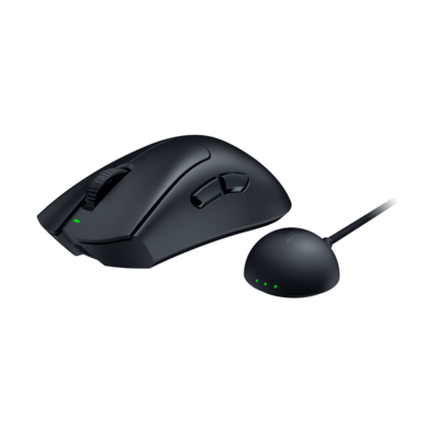 Thumbnail - Razer Deathadder V4 Pro - Ultra leichte kabellose ergonomische E-Sport-Maus mit Focus Pro 45K Optical Sensor Gen-2, 56 G...