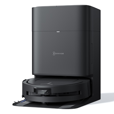 ECOVACS DEEBOT T80 OMNI Schwarz Saug-Wisch-Roboter mit Reinigungsstation