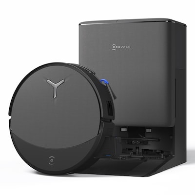 ECOVACS DEEBOT T90 PRO OMNI Schwarz Saug-Wisch-Roboter mit Reinigungsstation