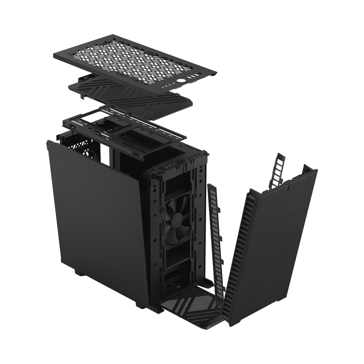Fractal Define 7 Mini Black Solid | PC-Gehäuse Gehäuse Produkt Bild 22