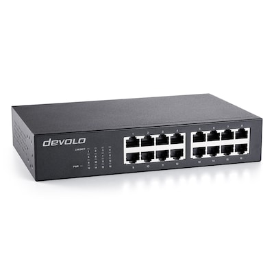 devolo Ethernet Switch 16 Port 16x Gigabit Ethernet