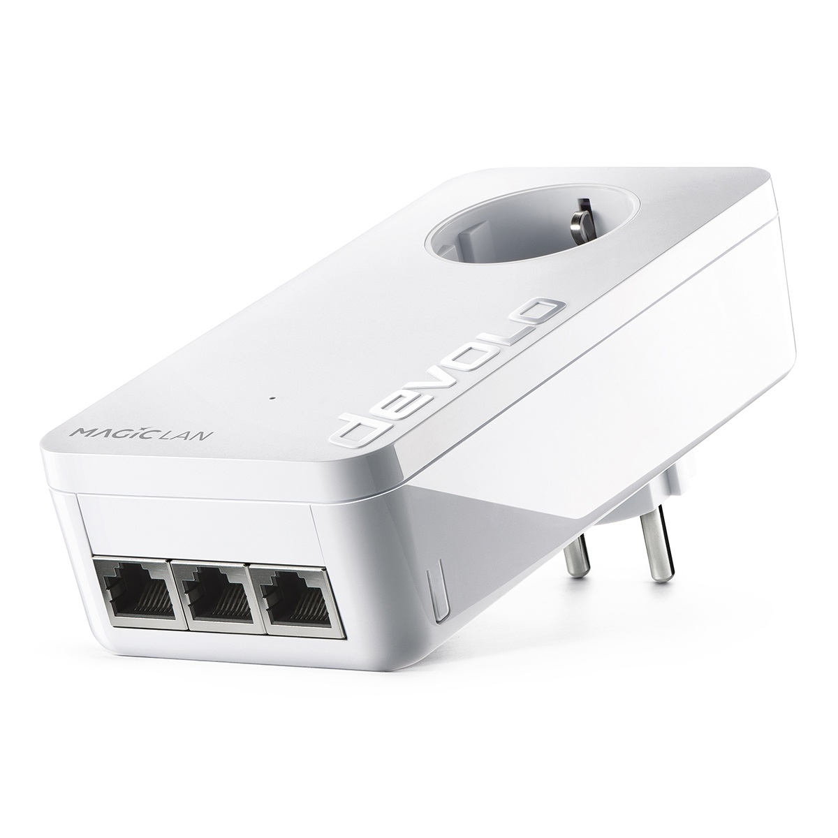 devolo Magic 2 LAN triple Powerline Adapter Powerline bis zu 2.400 Mbit/s, 3x Gigabit LAN