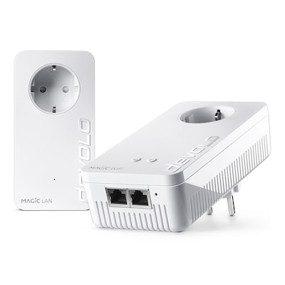devolo Magic 2 WiFi next Powerline Starter Kit 1x devolo Magic 2 WiFi next Adapter, 1x devolo Magic 2 LAN Adapter