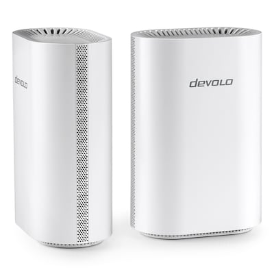 devolo WiFi 7 BE6500 Mesh System 2er Pack BE6500 Dualband, 1x 2.5G WAN/LAN und 3x 1G LAN (pro Einheit)