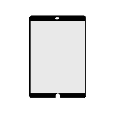 Thumbnail - DISPLEX TABLET PAPERSENSE für iPad (7./8./9. Gen.)/Air (3. Gen.) wieder ablösbare Schreibfolie und Zeichenfolie mit Pape...