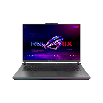 ASUS ROG Strix G18 G814PP-S8014W AMD Ryzen™ 9 8940HX Laptop 45,7 cm (18") WUXGA 32 GB DDR5-SDRAM 1 TB SSD NVIDIA GeForce RTX 5070 Wi-Fi 6E (802.11ax) Windows 11 Home Schwarz, Grau QWERTZ Deutsch