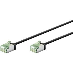 Goobay CAT 8.1 Patchkabel U/FTP Schwarz 0,25 m