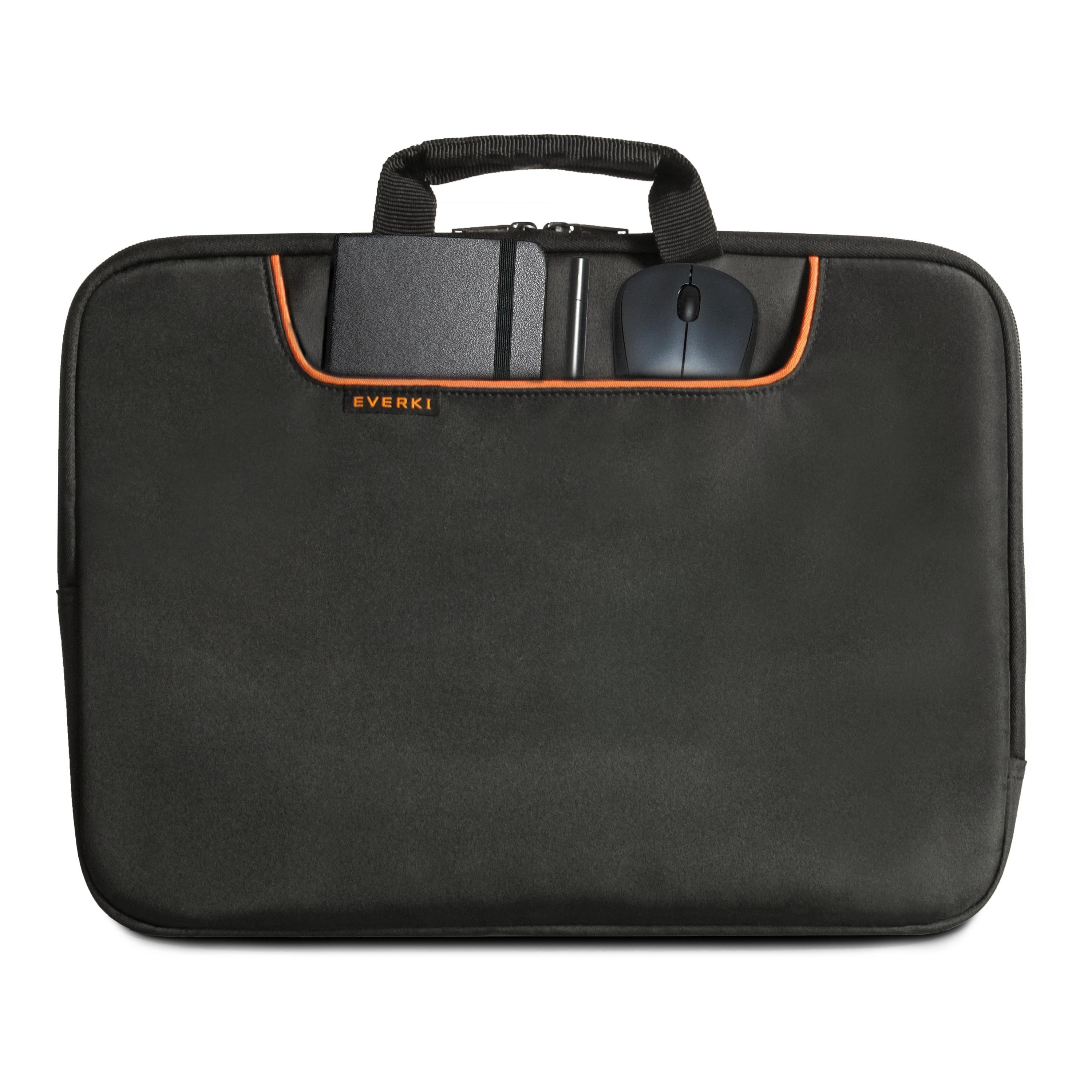Everki Notebook Sleeve für Geräte bis 17,3" Memory-Foam-Polsterung, Versteckte Fronttasche, Filzgefütterter Innenraum