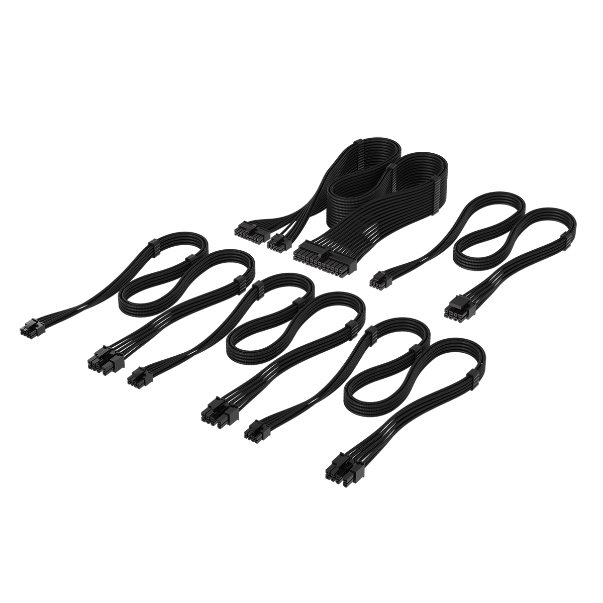 Corsair Elite Premium Individually Sleeved Type-5 PSU Cables Starter Kit (Type 5) - Schwarz