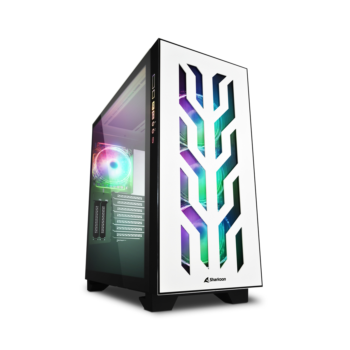 Sharkoon ELITE SHARK CA300T WHITE | PC-Gehäuse