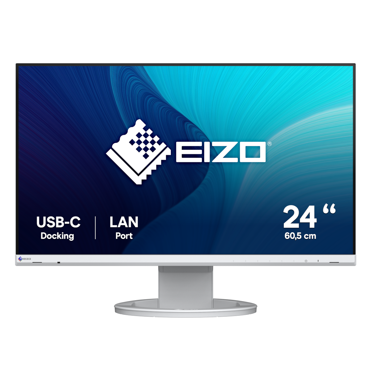 Eizo FlexScan EV2490-WT Office Monitor - IPS, USB-C, 5 ms, HDMI