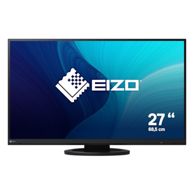Eizo FlexScan EV2760-BK Office Monitor - WQHD, Höhenverstellbar - 69 cm (27 Zoll), WQHD-Auflösung, Höhenverstellbar