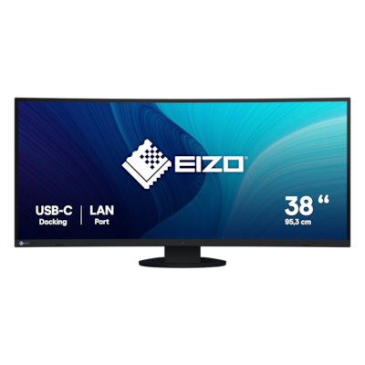 Eizo FlexScan EV3895-BK - LED, Curved, IPS-Panel, UWQHD, USB-C