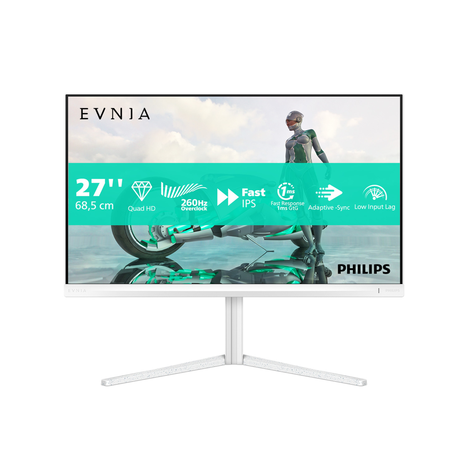 Philips Evnia 27M2N3501PA 27 Zoll - Gaming Monitor IPS-Panel, QHD, 260 Hz