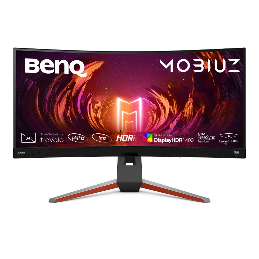 BenQ Mobiuz EX3410R Gaming Monitor - WQHD, 144 Hz, 1ms B-Ware FreeSync Premium