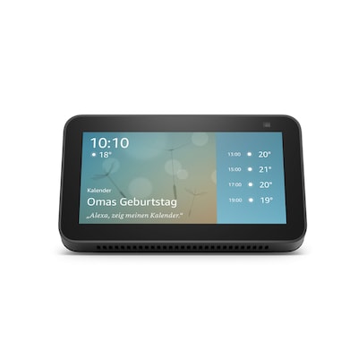 Amazon Echo Show 5 (2. Gen. 2021), anthrazit Smart Display mit Alexa und 2-MP-Kamera
