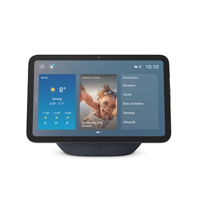 Amazon Echo Show 8 (2025 release) - Graphite Neu gestaltetes, nahtloses, brillantes 8,7-Zoll-Display in HD-Auflösung mit...