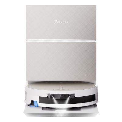 ECOVACS DEEBOT X12 PRO OMNI Weiß All-in-One-Reinigungsstation, 22.000 Pa Saugleistung, FocusJet, OZMO Roller 3.0, ZeroTangle 4.0