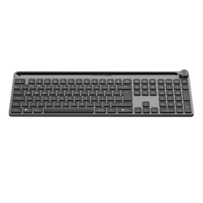 Jlab Epic Keyboard - DE-Layout - Black Verbindung über Bluetooth oder USB Dongle, Beleuchtete Tasten, Schnelltasten und Medienknopf