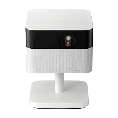 Epson Lifestudio Flex - EF-71 stylisher Smart-Projektor - Diamantweiß, mit Sound by Bose und Google TV