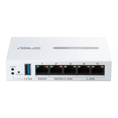 ASUS ExpertWiFi EBG15 VPN Router 1x Gbit WAN, 2x Gbit LAN/WAN, 2x Gbit LAN, 1x USB 3.0