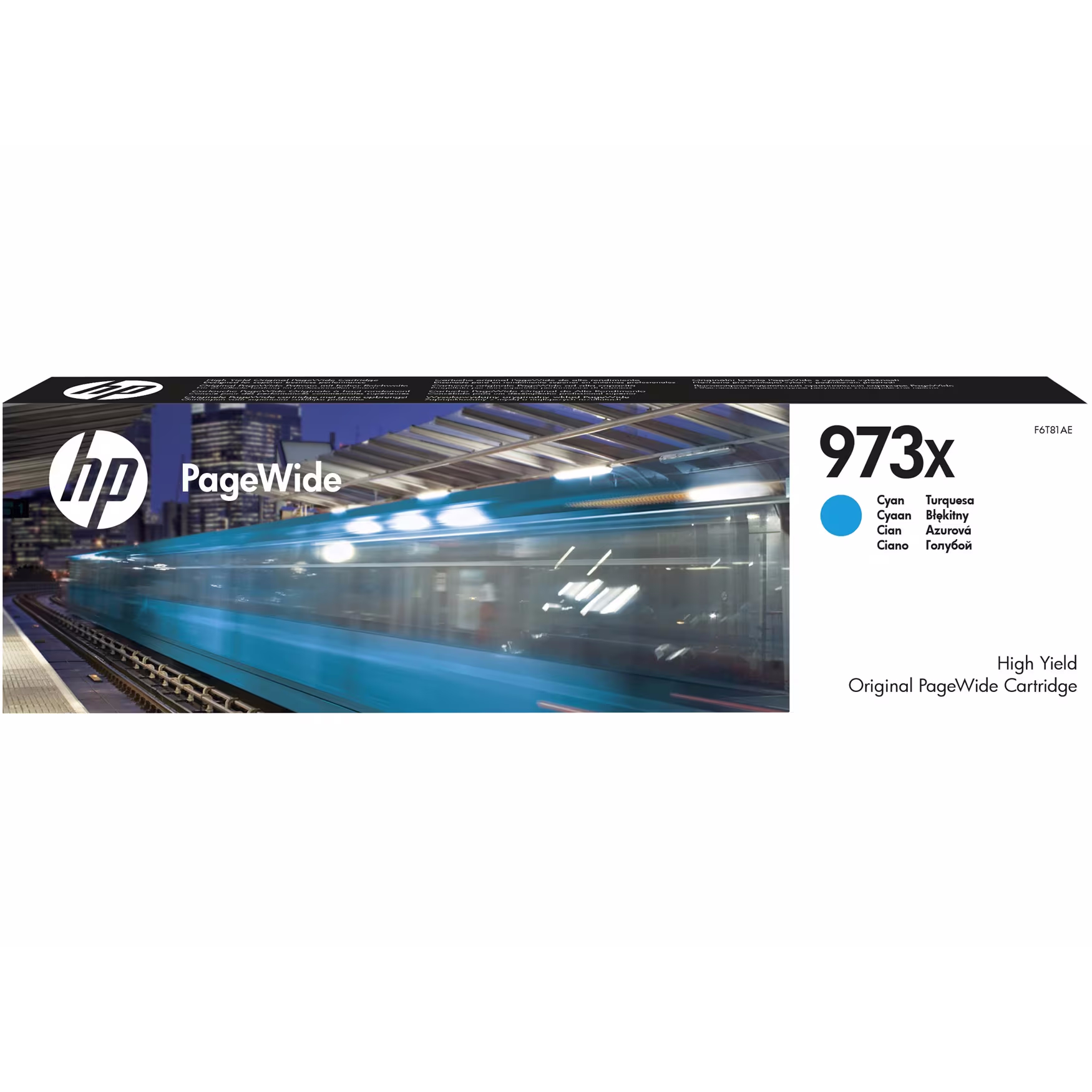 HP 973X (F6T81AE) Original PageWide Druckerpatrone Cyan