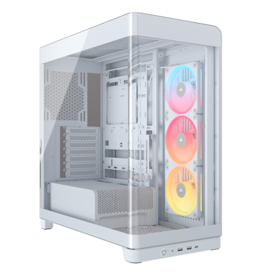 CORSAIR FRAME 4500X LX-R RGB LINK weiß | PC-Gehäuse