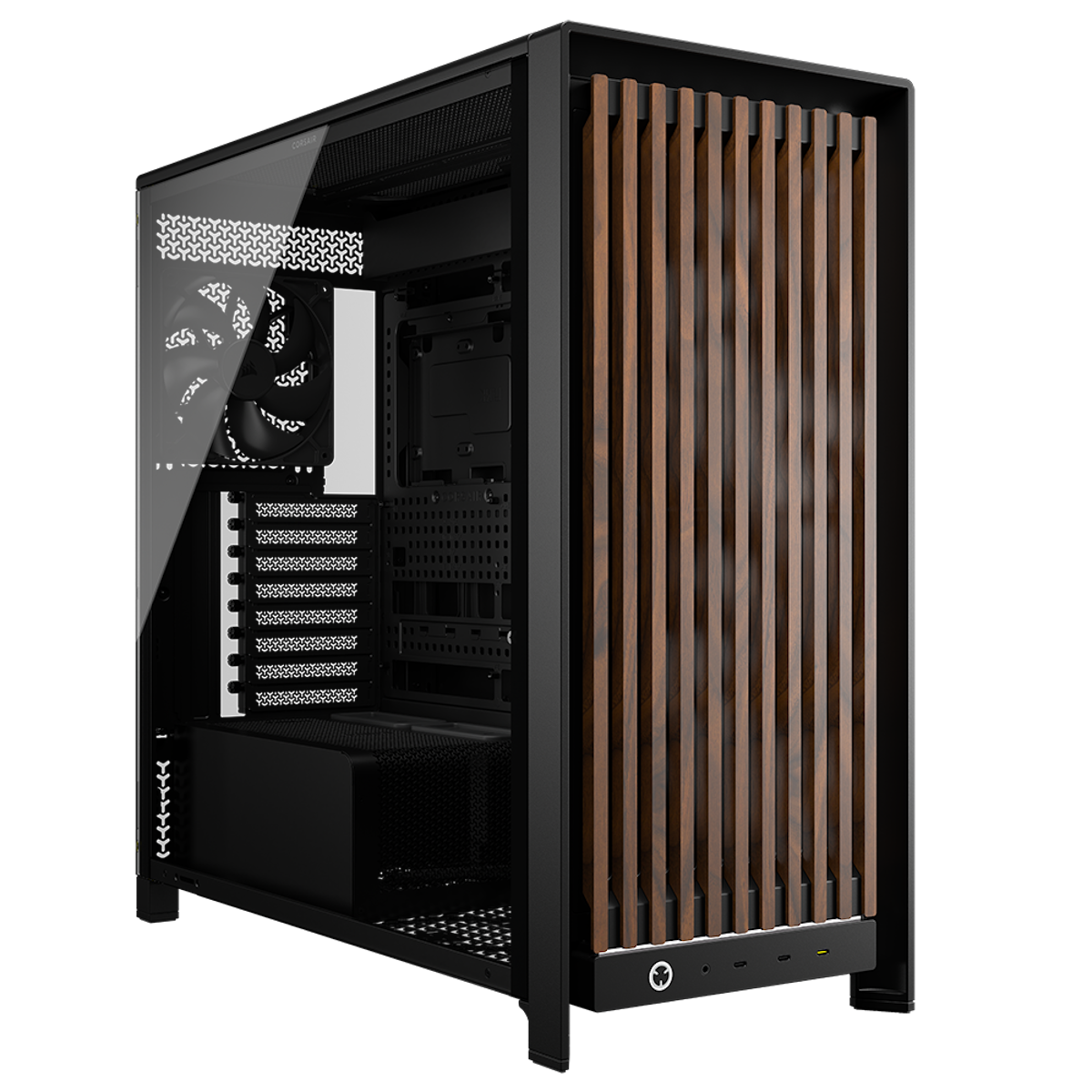 CORSAIR FRAME 5000D WOOD RS Black Walnut | PC-Gehäuse