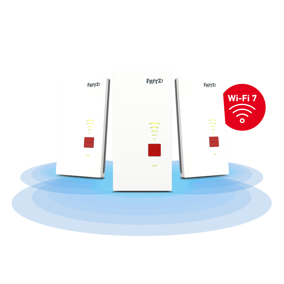 FRITZ!Mesh Set 2700 3er-Set 3x FRITZ!Repeater 2700, WiFi 7 Dual-Band bis zu 6.500 Mbit/s Router/WLAN Produkt Bild 2