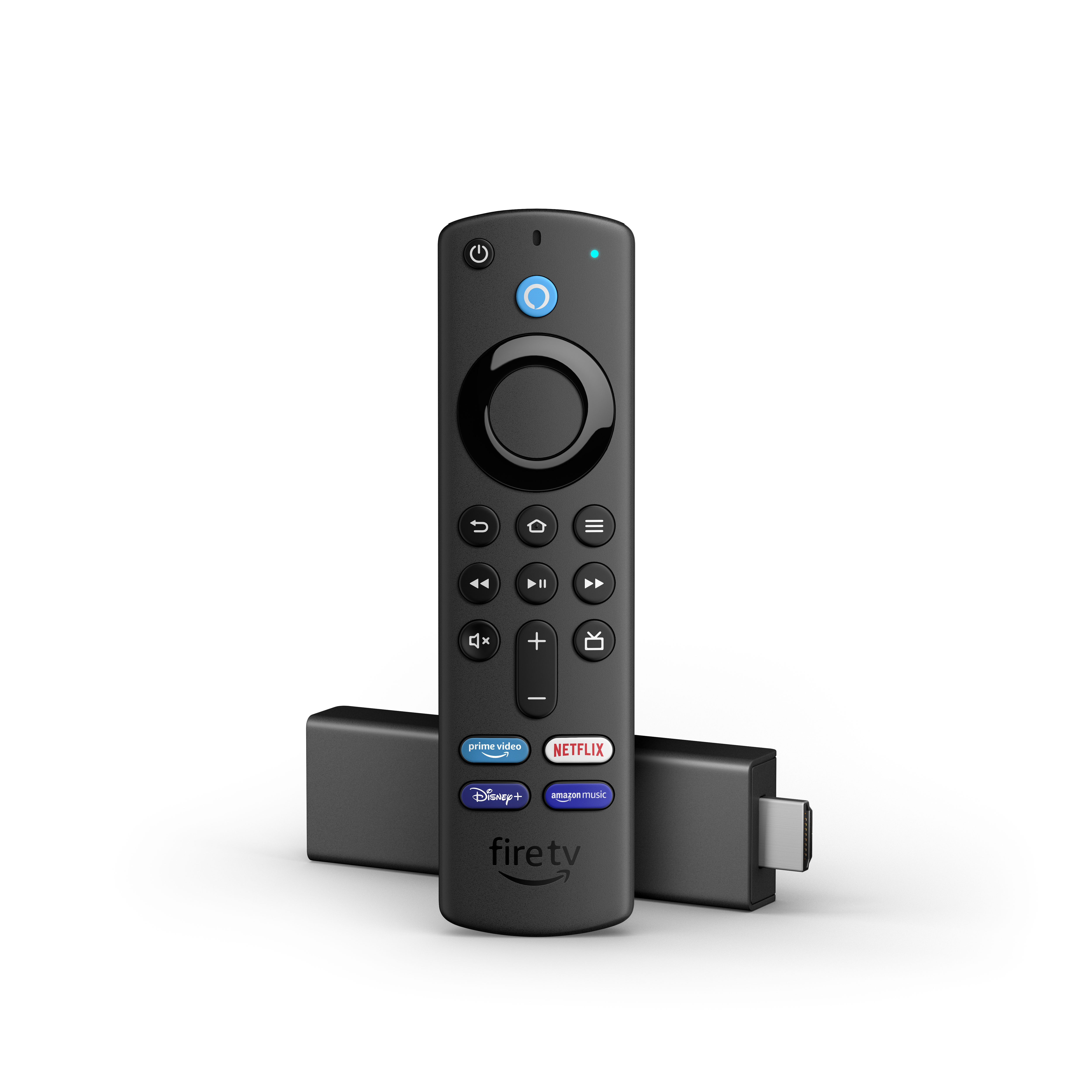 Amazon Fire TV Stick 4K 2021 Alexa-Sprachfernbedienung mit TV-Steuerungstasten
