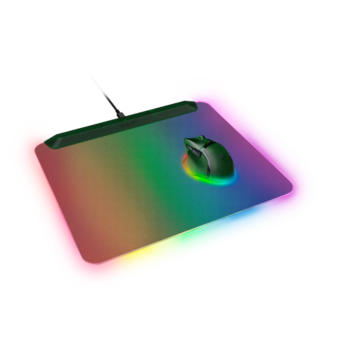 Razer Firefly V2 Pro Phantom Edition - Komplett beleuchtetes RGB-Gaming-Mauspad Mauspad Produkt Bild 3