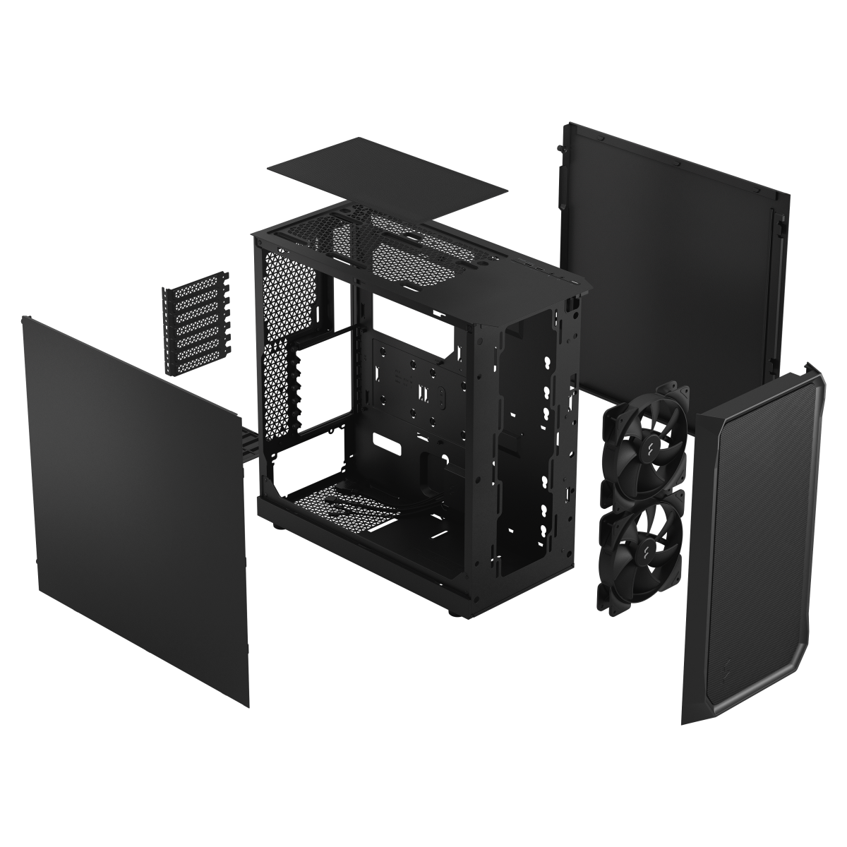 Fractal Design Focus 2 Black Solid | PC-Gehäuse Gehäuse Produkt Bild 12