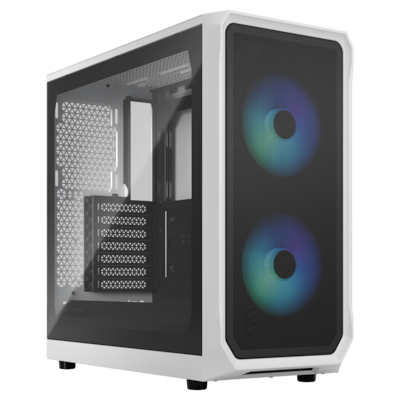 Fractal Design Focus 2 RGB White TG | PC-Gehäuse