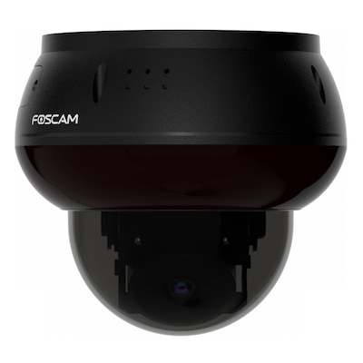 Foscam D8ET IP Überwachungskamera Schwarz 8MP (3840x2160), PoE, PT-Funktion, KI-unterstützte Erkennung, IK10 Vandalismus-Schutz